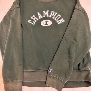 Champion Green Crewneck Sweatshirt